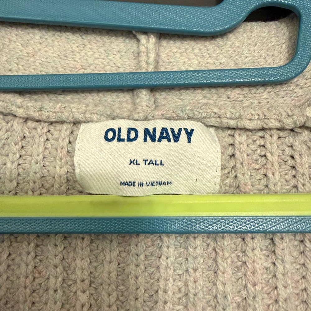 Old Navy Grey Ribbed Button Front Cardigan - Picture 5 of 5
